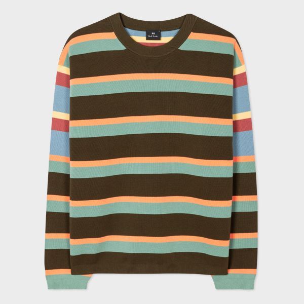 Cotton 'Mix Up' Stripe Sweater
