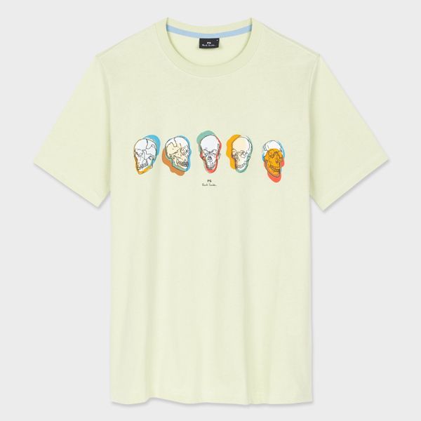 Pistachio 'Skull Line Up' T-Shirt