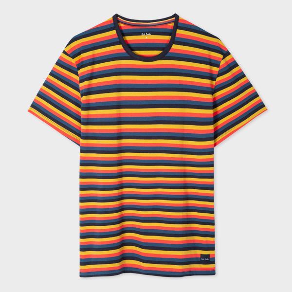 Black 'Artist Stripe' Lounge T-Shirt