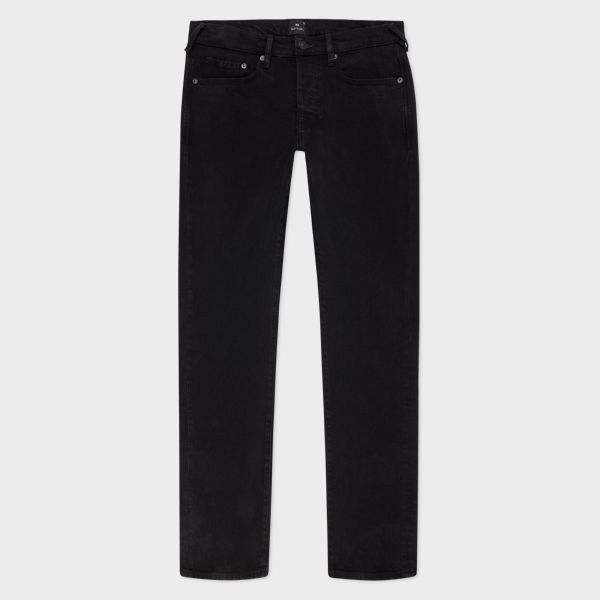 Standard-Fit Black 'Organic Stretch' Jeans