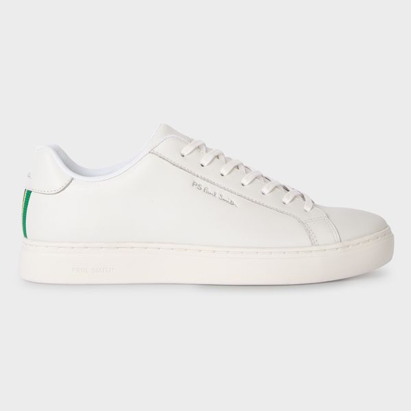 White Leather 'Rex' Trainers