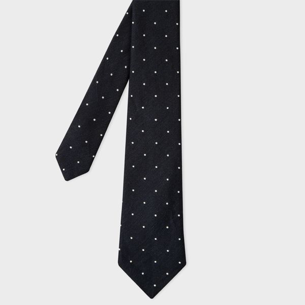 Black Mini Spot Tie