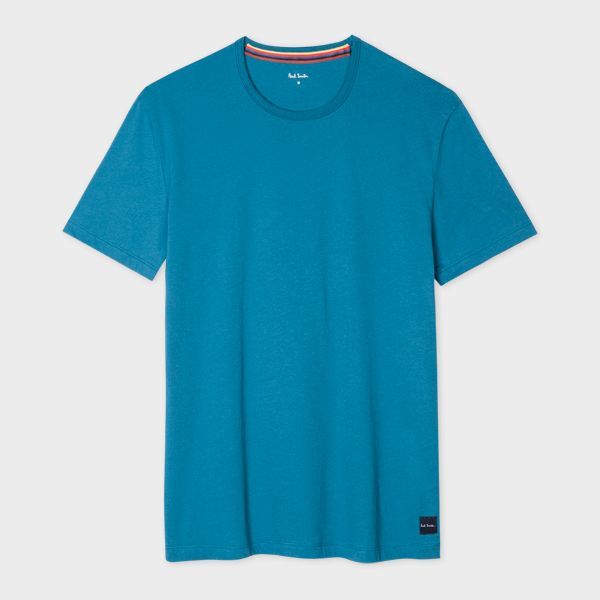 Blue Cotton Lounge T-Shirt