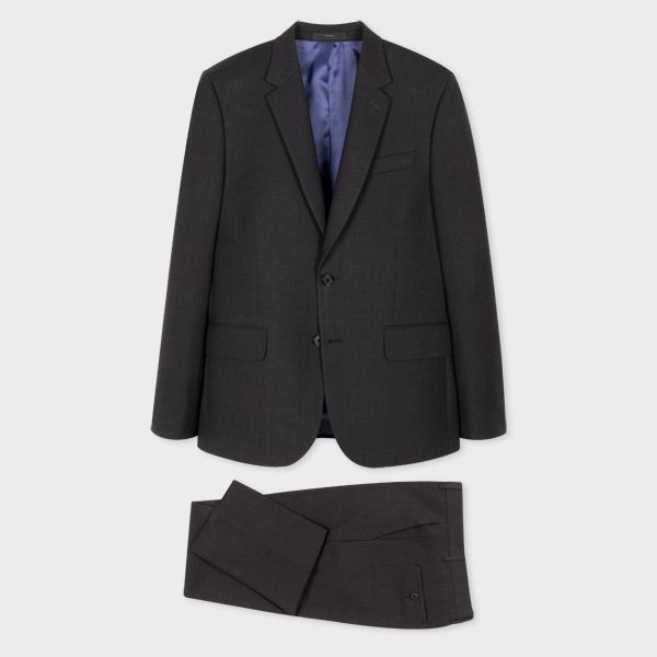 The Soho - Tailored-Fit Charcoal Grey Wool 'A Suit To Travel In'