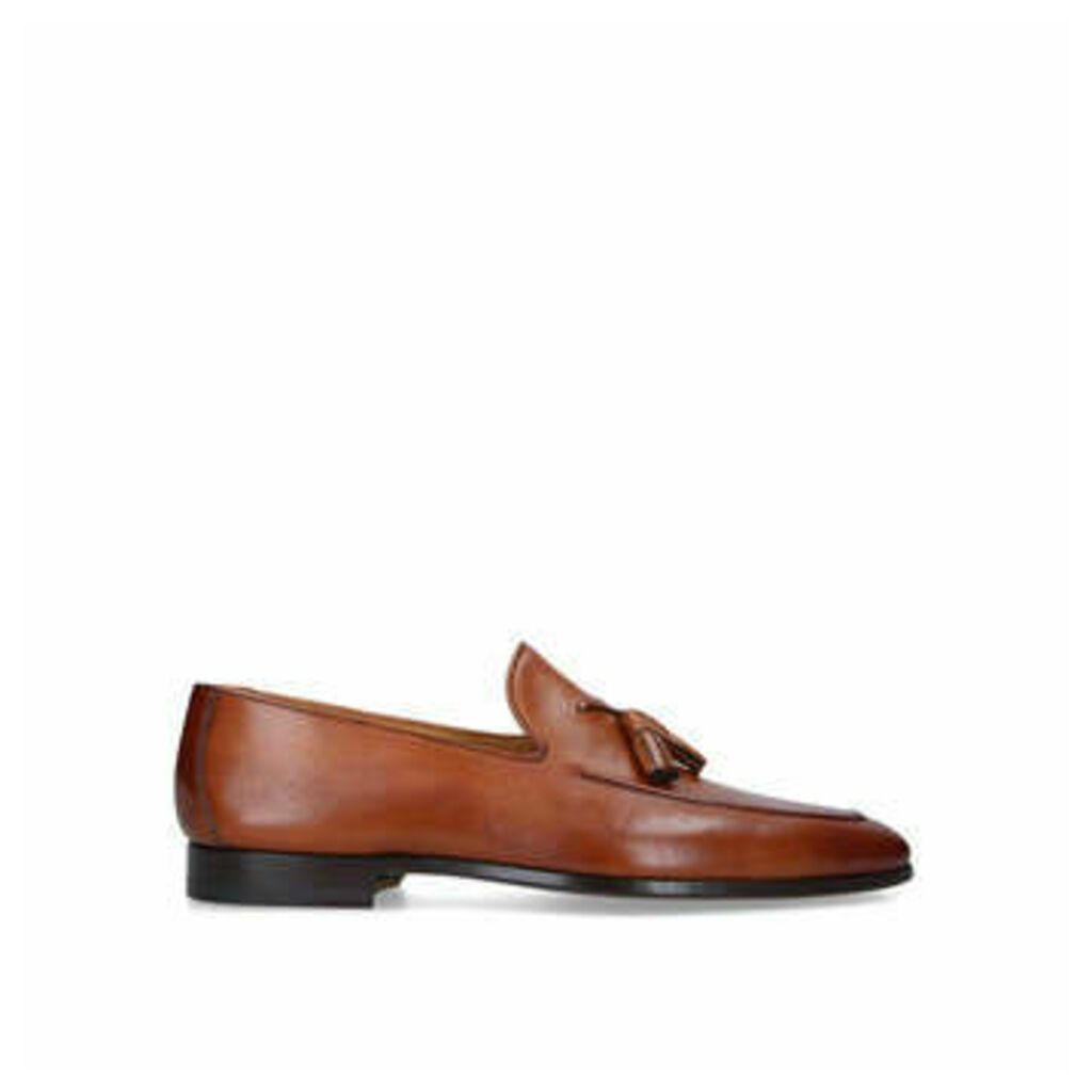 Magnanni Tassel Loafer - Tan Leather Tassel Loafers