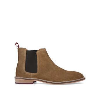 Paolo - Tan Suede Chelsea Boots