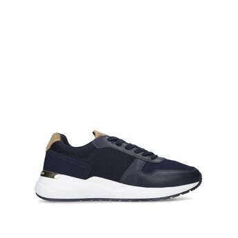 Kenny - Navy Lace Up Trainers