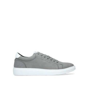 Wade - Grey Lace Up Trainers