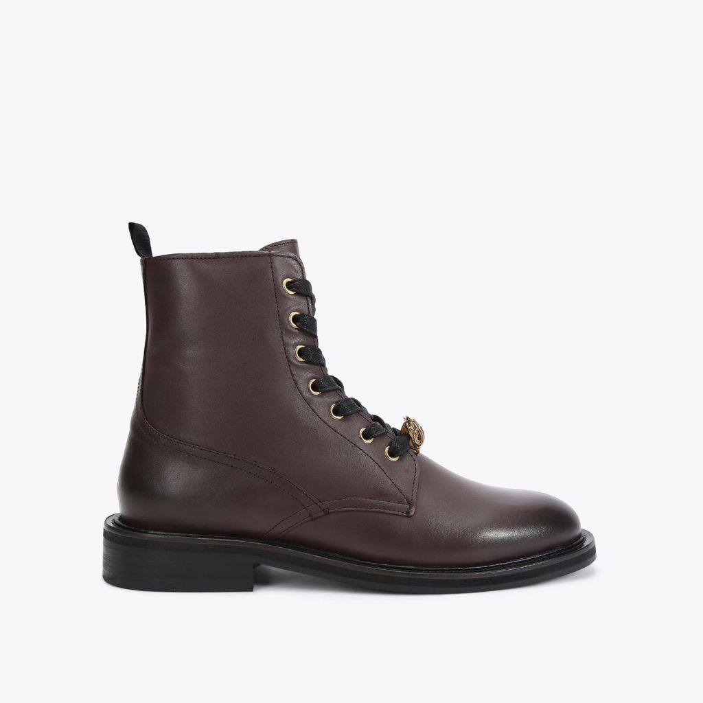 Men's Ankle boots Brown Leather Bank