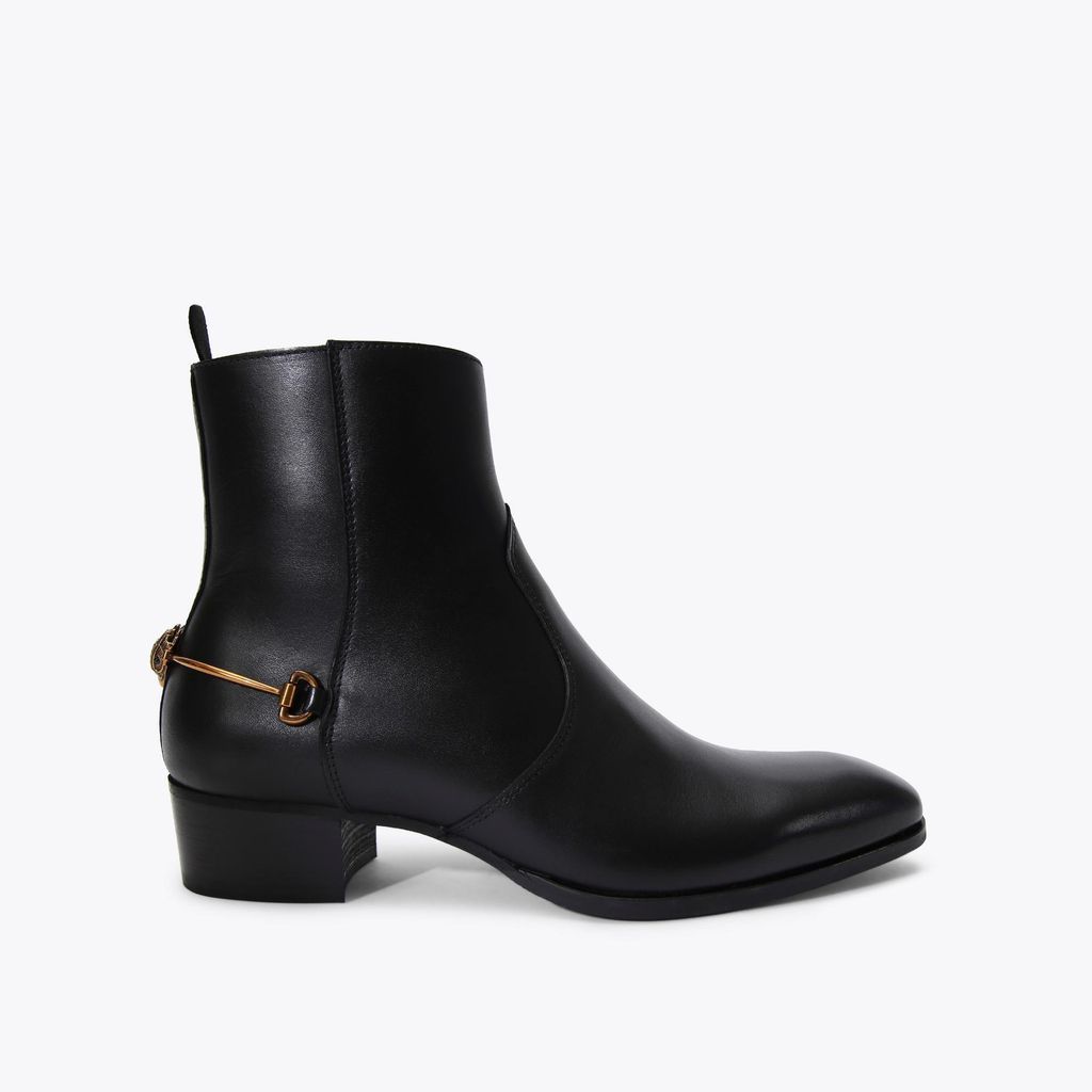 Men's Boots Black Leather Gin