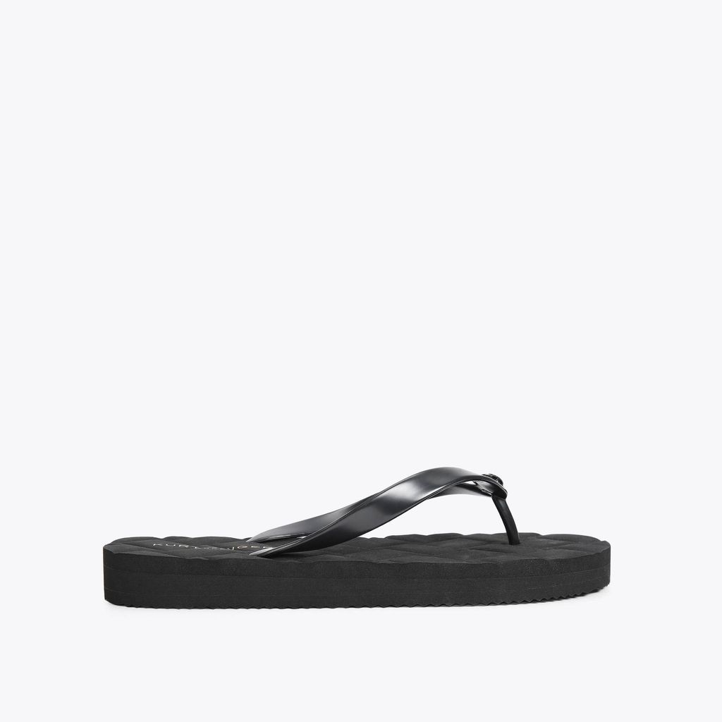 Men's Sandals Black Rubber Flip Flop