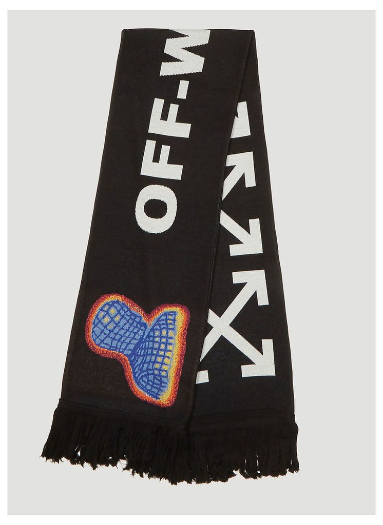 Off-White Thermo Scarf in Black size One Size