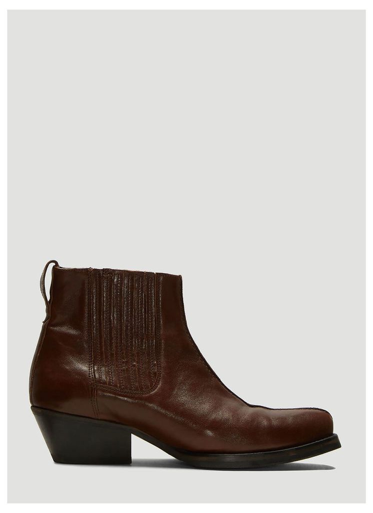 Our Legacy Centre Seam Ankle Boots in Brown size EU - 42