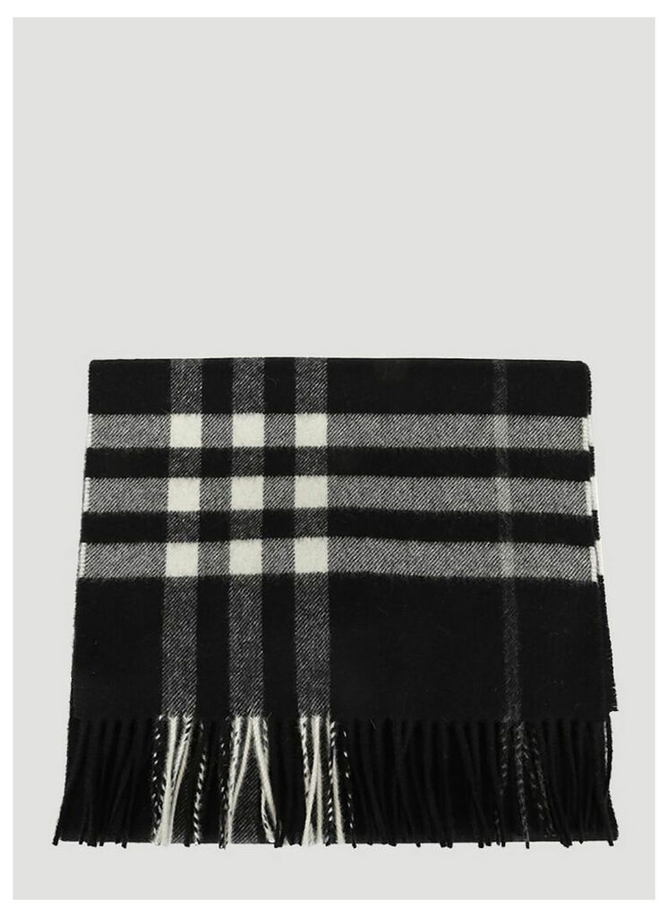 Burberry Cashmere Scarf in Black size One Size