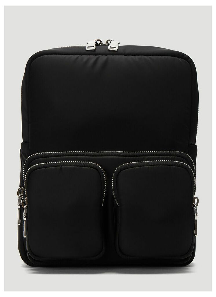Prada Pocket Backpack in Black size One Size