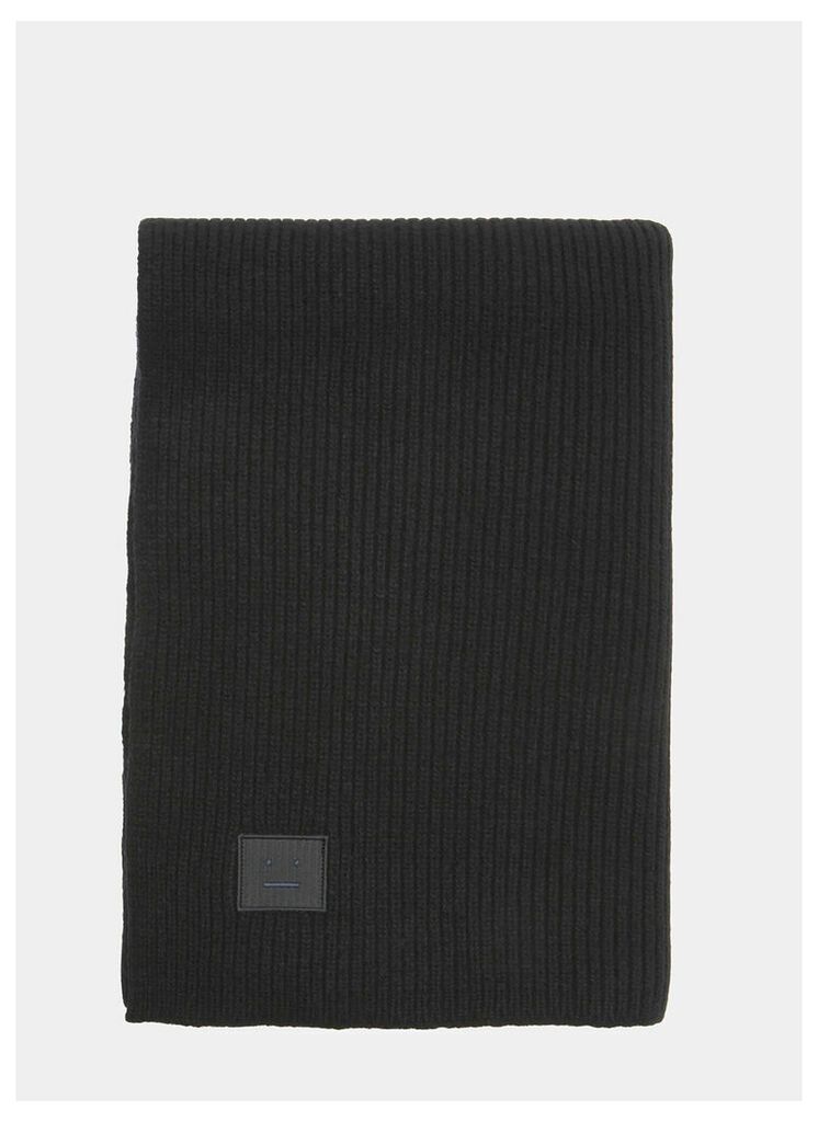 Acne Studios Bansy Large Face Scarf in Blue size One Size