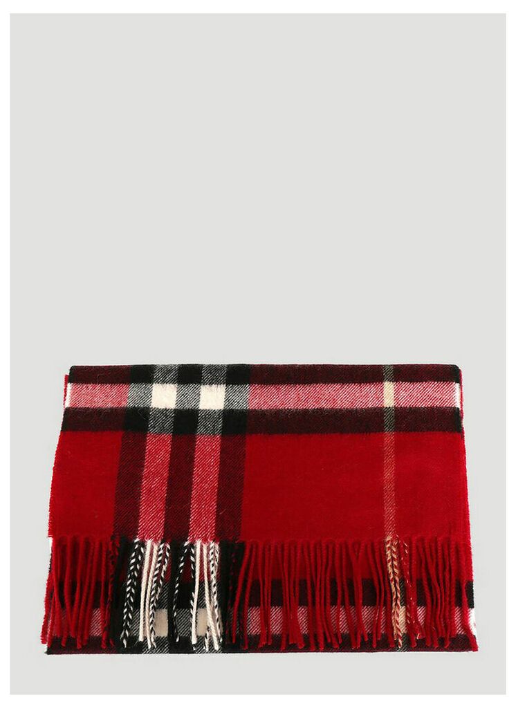 Burberry Cashmere Scarf in Red size One Size