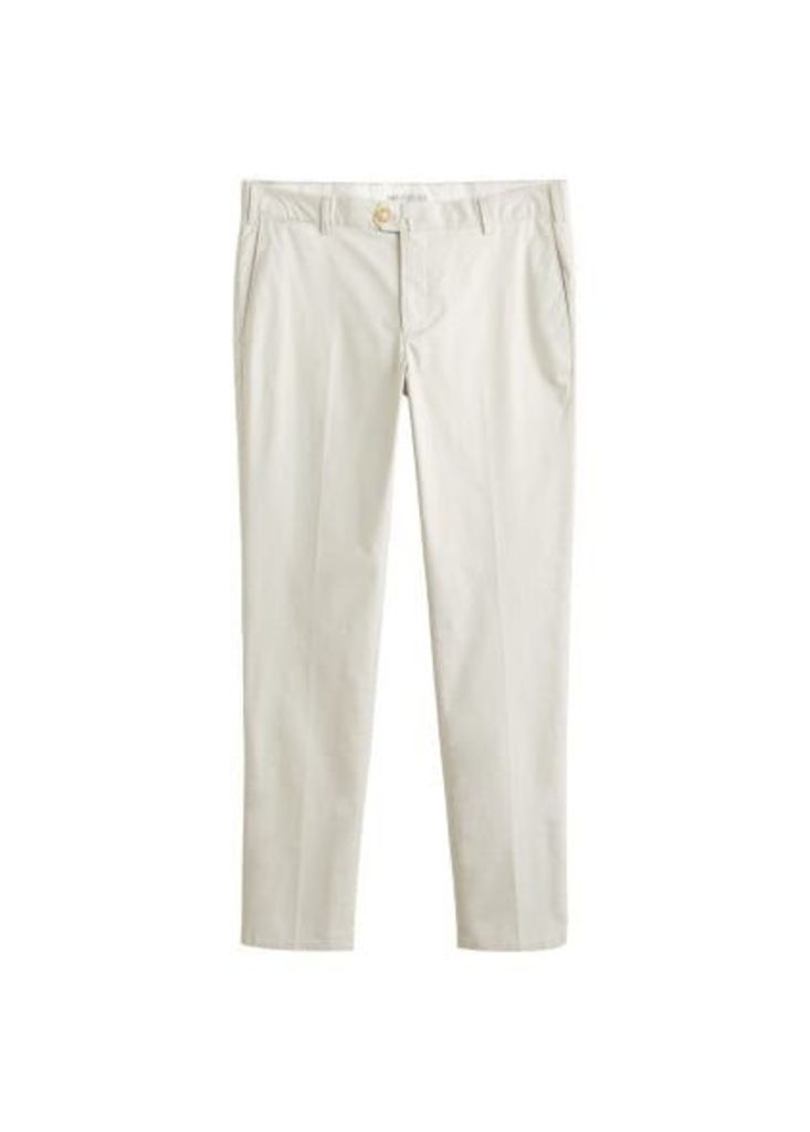 Slim-fit chinos trousers
