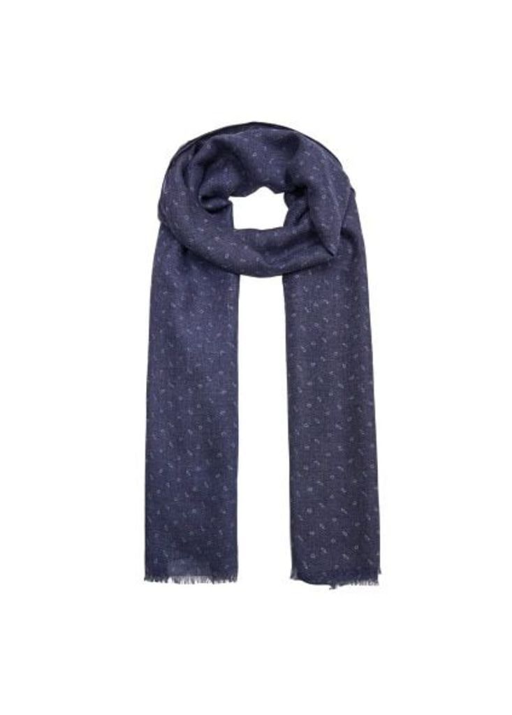 Micro paisley scarf