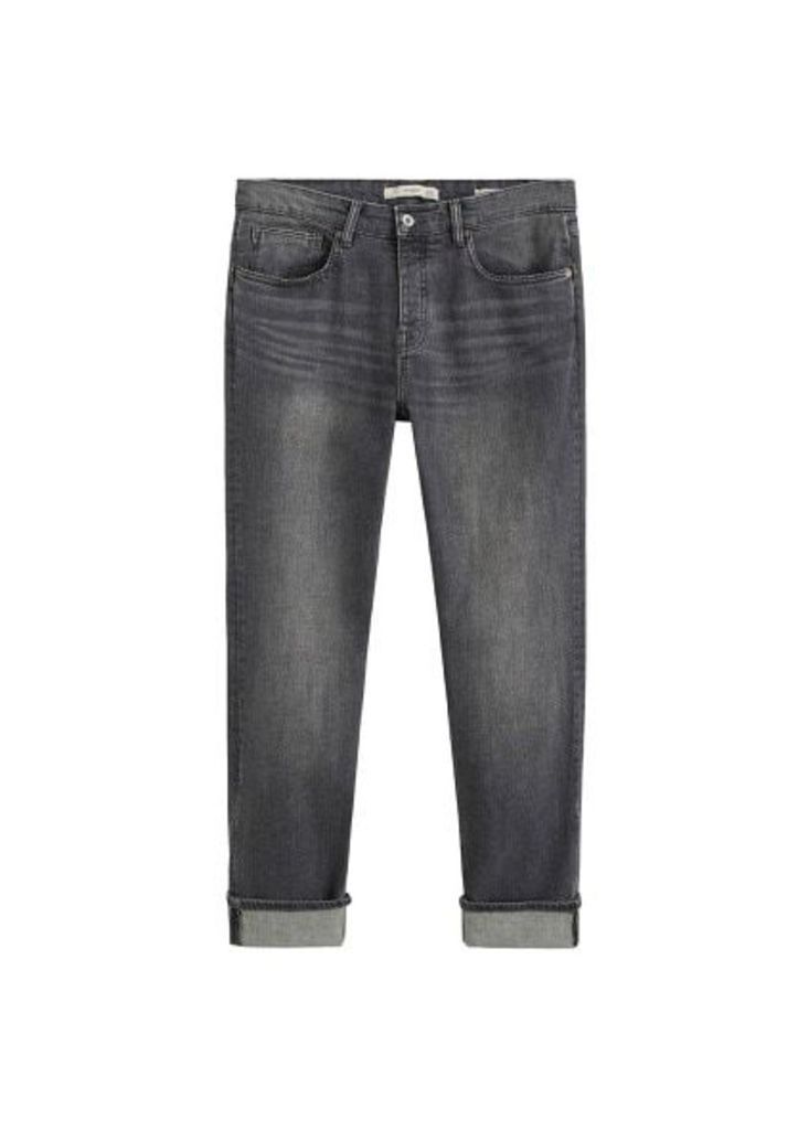 Regular-fit grey wash Steve jeans