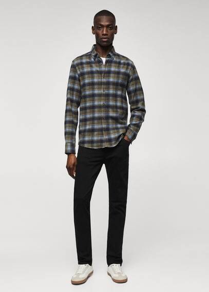 Slim fit Ultra Soft Touch Patrick jeans black denim - Man - 34 - MANGO MAN