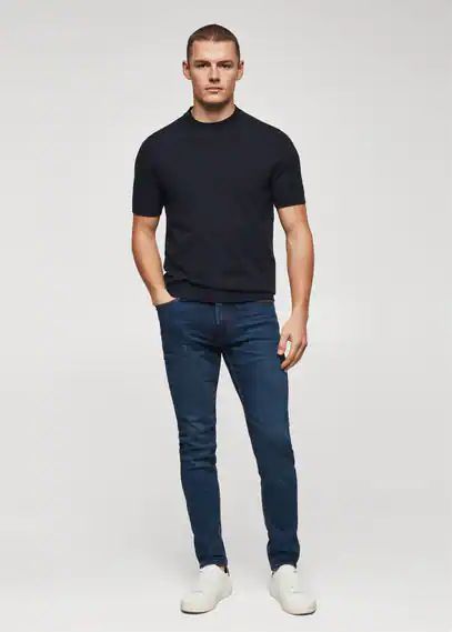 Jude skinny-fit jeans dark blue - Man - 29 - MANGO MAN