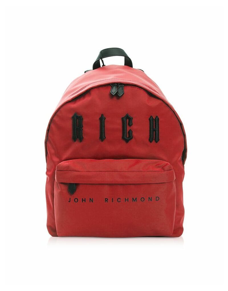 Designer Men's Bags, Antec Red & Black Nylon Backpack