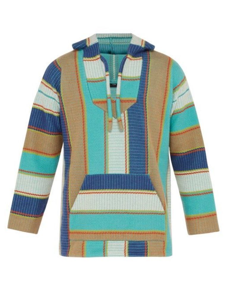 Alanui - Baja Stripe Knit Hooded Sweater - Mens - Multi
