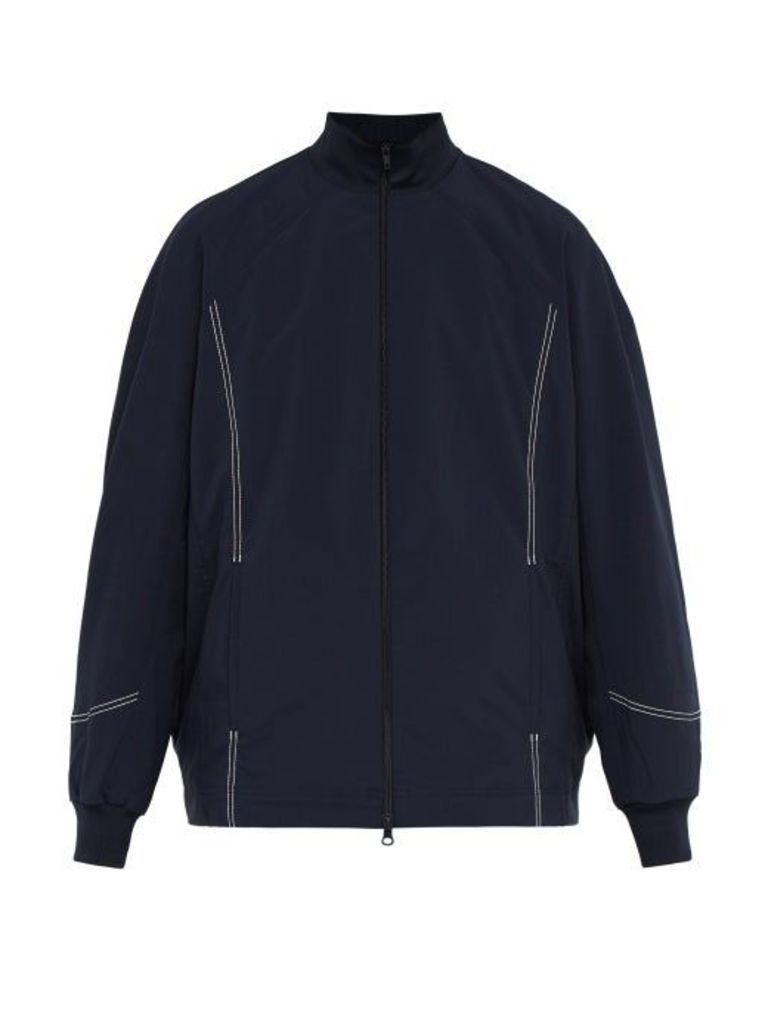 Y-3 - Lux Topstitched Track Jacket - Mens - Navy