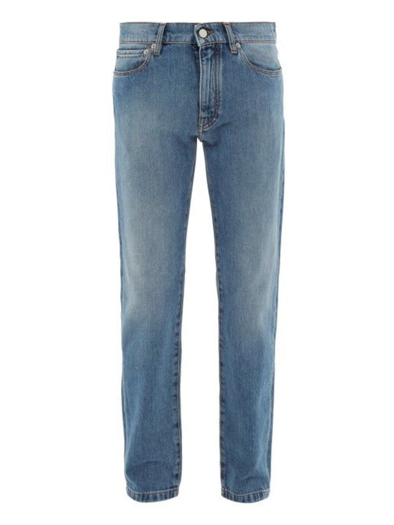 Dunhill - Selvedge-denim Slim-leg Jeans - Mens - Blue