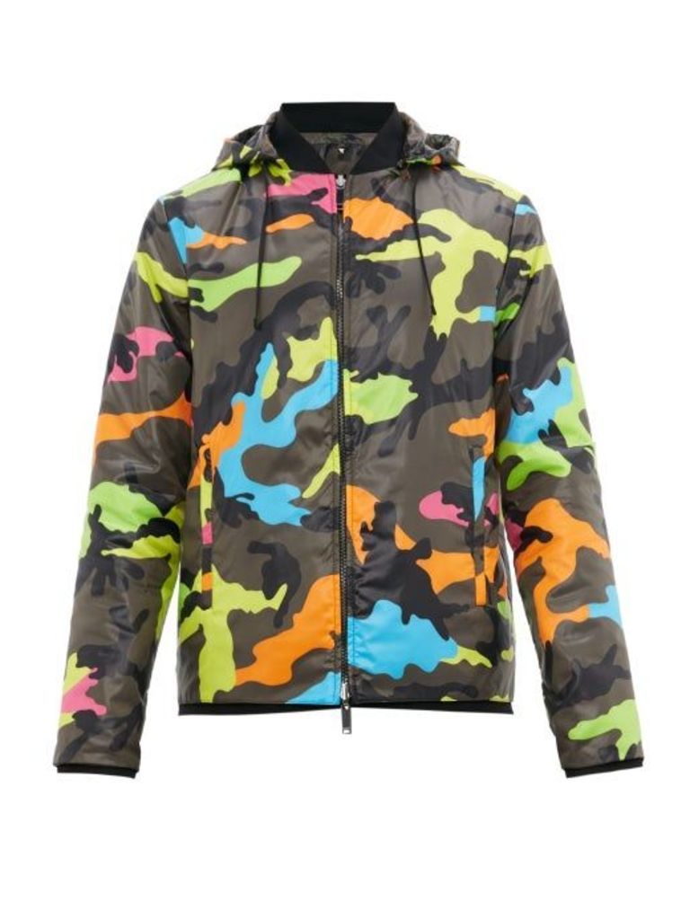 Valentino - Reversible Camouflage Technical Jacket - Mens - Multi