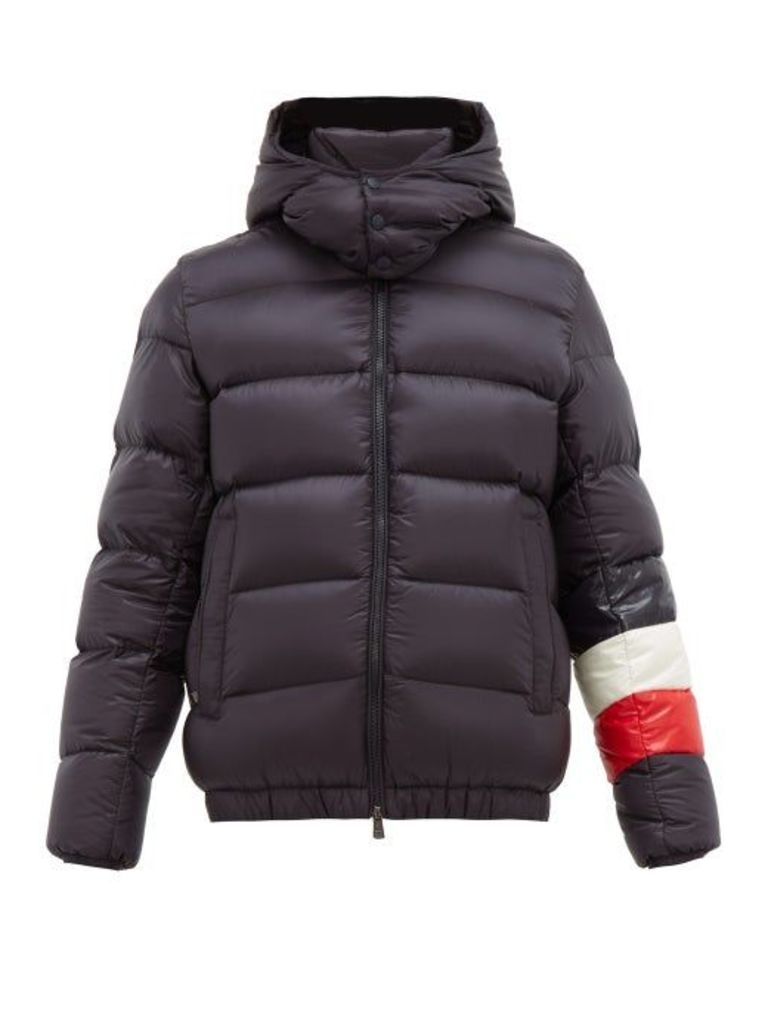 Moncler - Willm Hooded Quilted-down Jacket - Mens - Navy