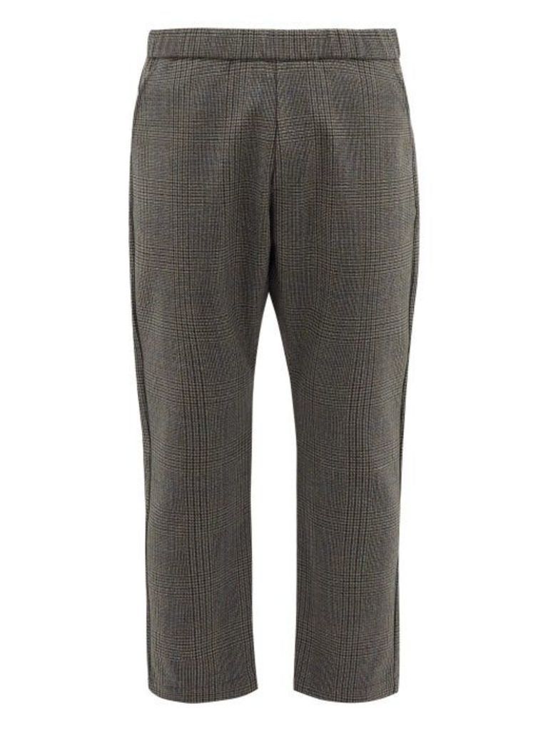 Barena Venezia - Arenga Prince Of Wales-check Virgin Wool Trousers - Mens - Grey Multi