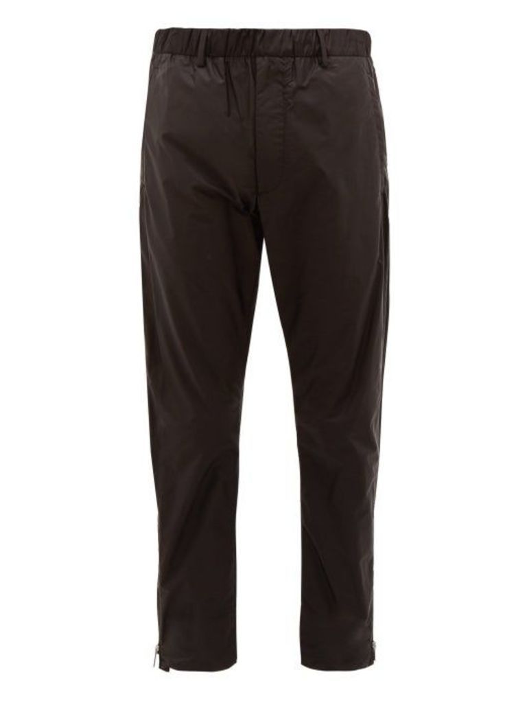Prada - Side-zipped Nylon Track Pants - Mens - Black