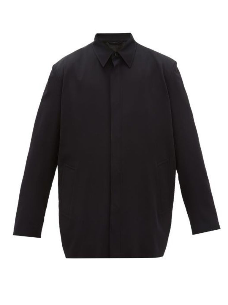 Balenciaga - Oversized Twill Jacket - Mens - Black