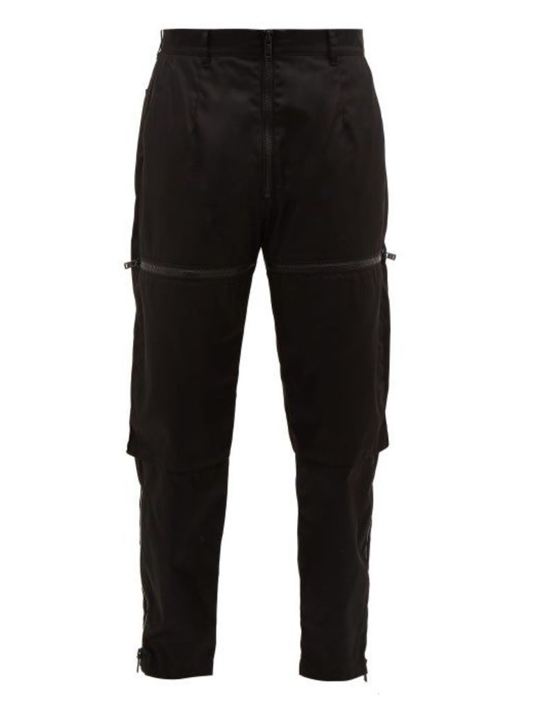 Prada - Zip-cuff Straight-leg Trousers - Mens - Black