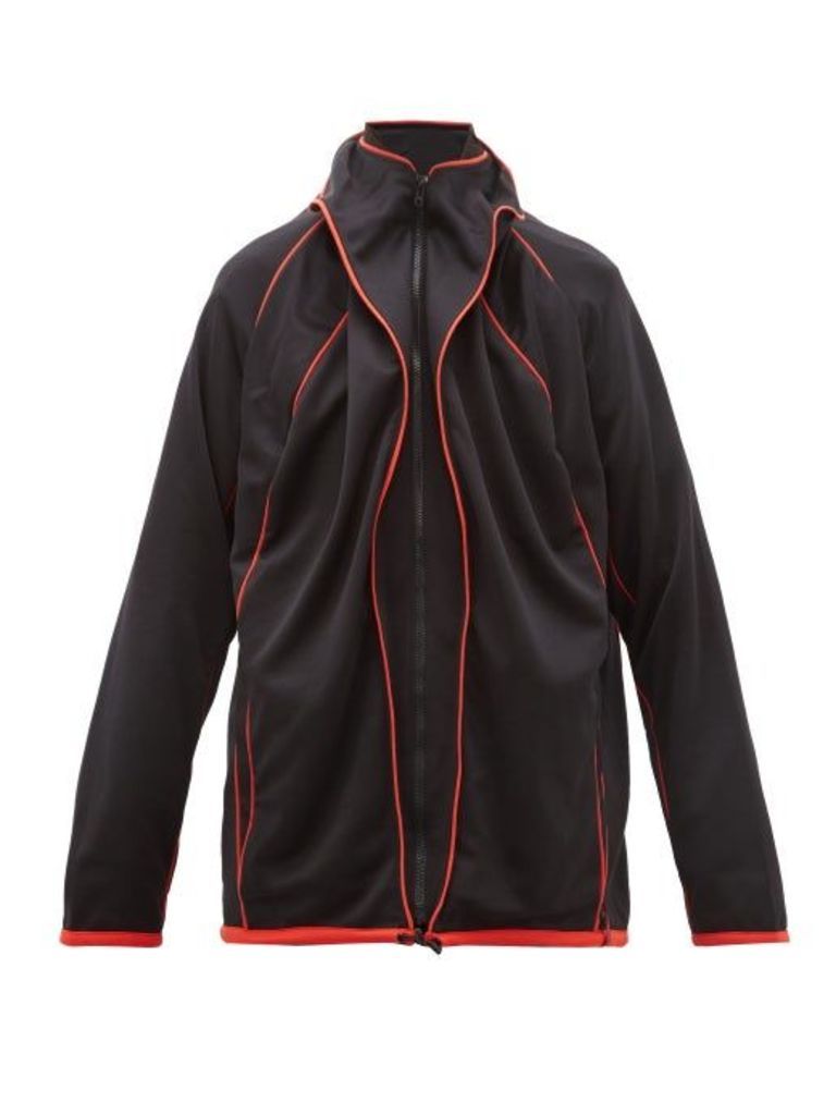Y/project - Pleated Track Jacket - Mens - Black