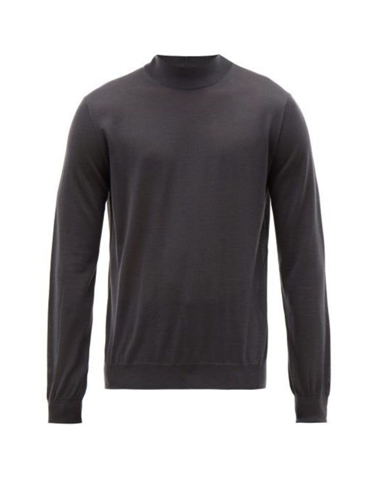 Giorgio Armani - Fine Cashmere-jersey Roll-neck Sweater - Mens - Grey