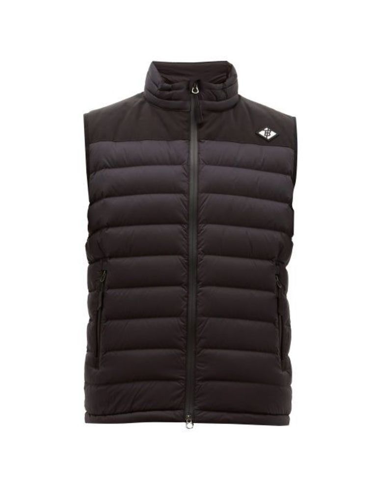 Burberry - Tb Logo Quilted Down Gilet - Mens - Black