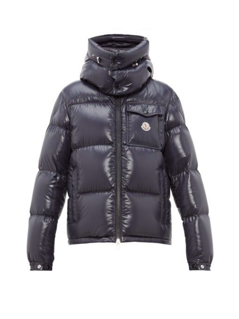 Moncler - Montbeliard Tricolour Two Way Zip Down Jacket - Mens - Navy
