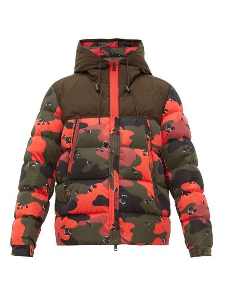 Moncler - Eymeric Camouflage Down Filled Jacket - Mens - Red Multi