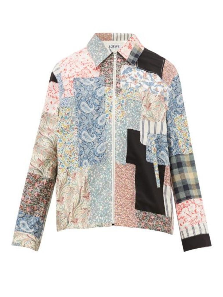 Loewe - Paisley And Floral-patchwork Cotton-blend Jacket - Mens - Multi