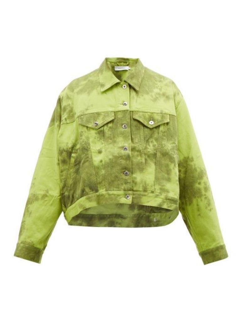 Marques'almeida - Tie-dye Denim Jacket - Mens - Green