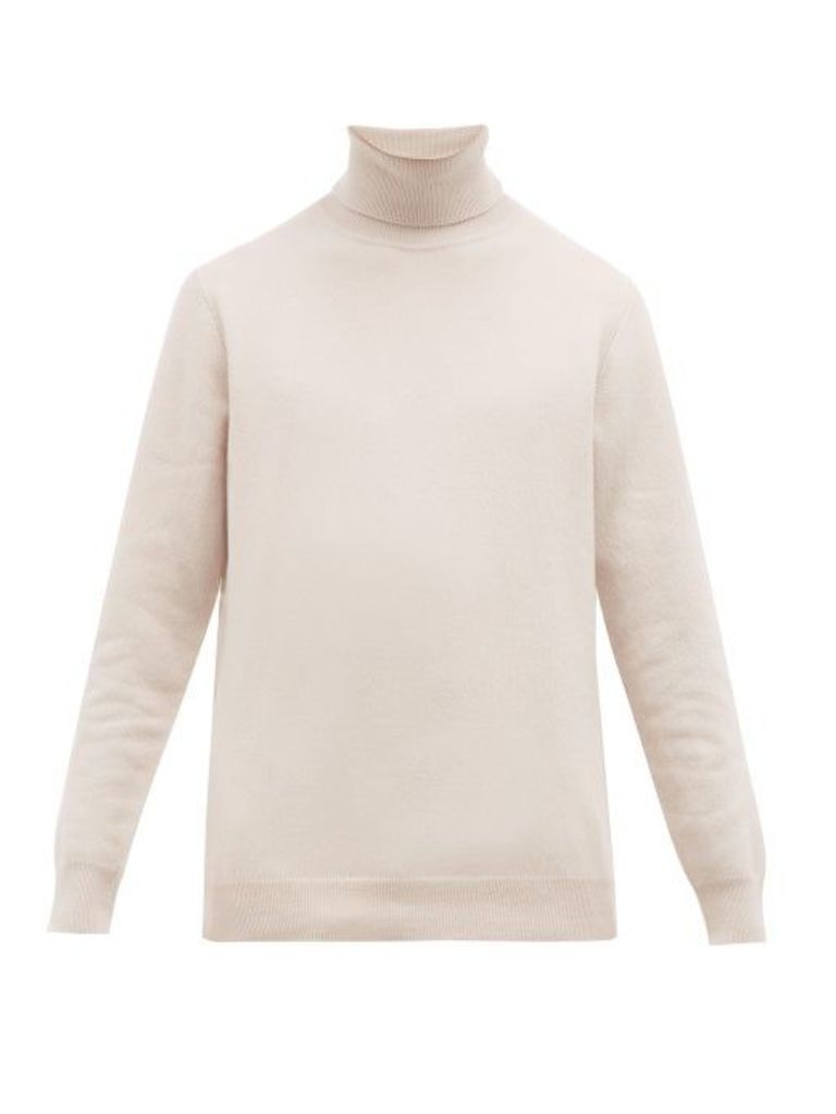 Altea - Roll-neck Wool-blend Sweater - Mens - Cream