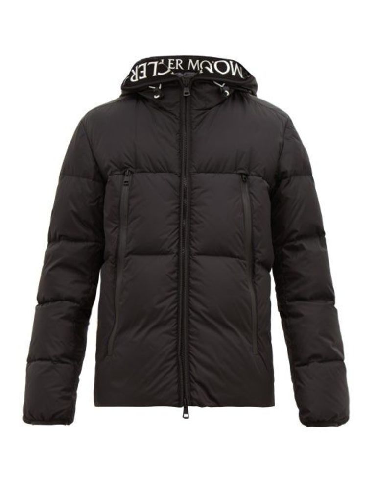 Moncler - Hooded Quilted Down Jacket - Mens - Black