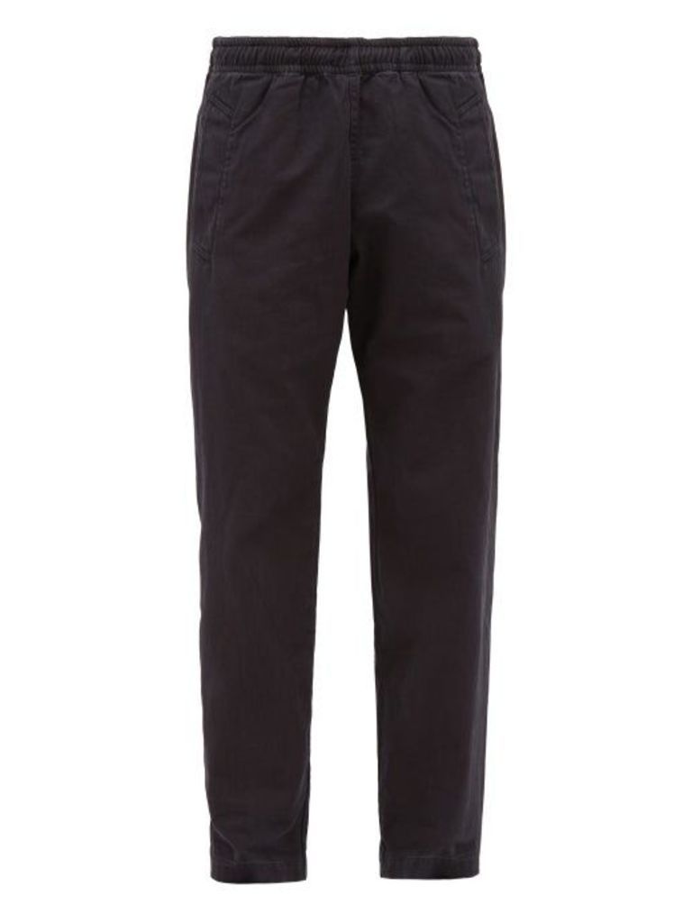 Mhl By Margaret Howell - Elasticated Cotton-twill Trousers - Mens - Blue