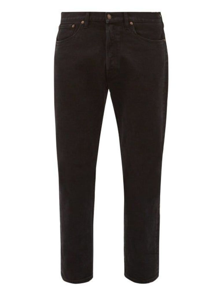 Jeanerica Jeans & Co. - Cm002 Cotton-blend Straight-leg Jeans - Mens - Black