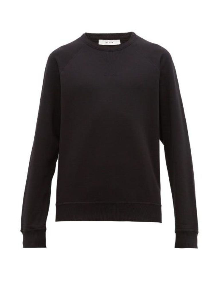 The Row - Sal Raglan-sleeve Cotton Sweatshirt - Mens - Black