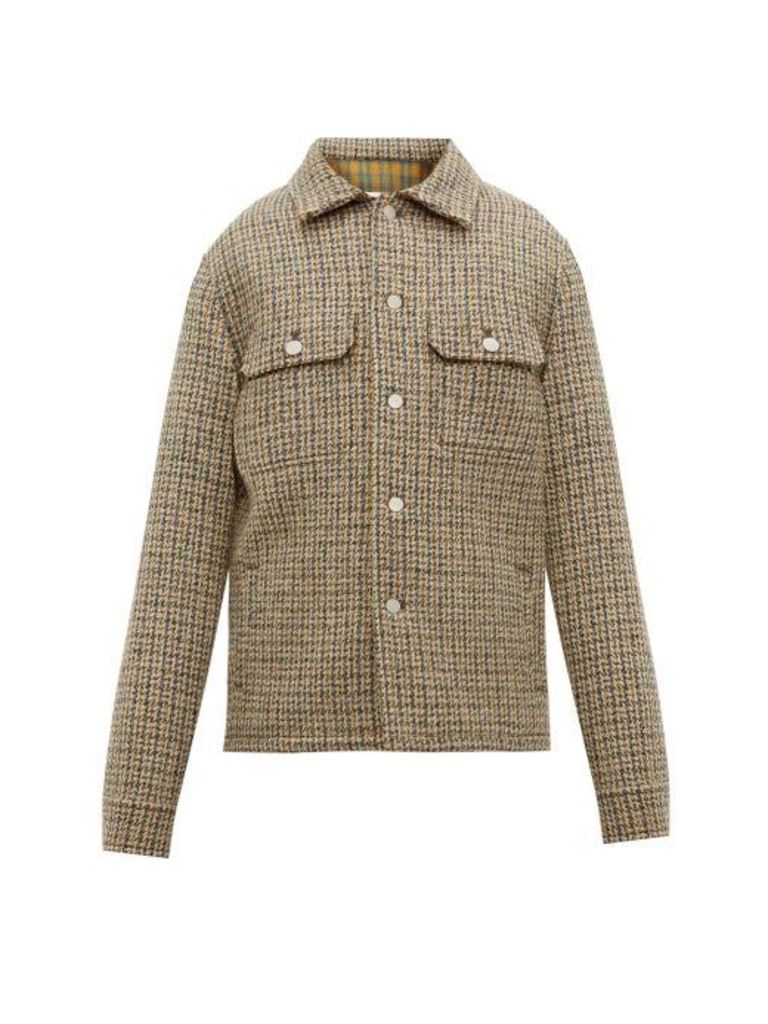 Maison Margiela - Checked Wool Tweed Jacket - Mens - Multi
