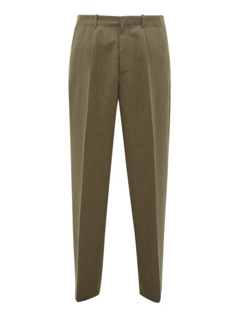 Our Legacy - Borrowed Wide-leg Trousers - Mens - Green
